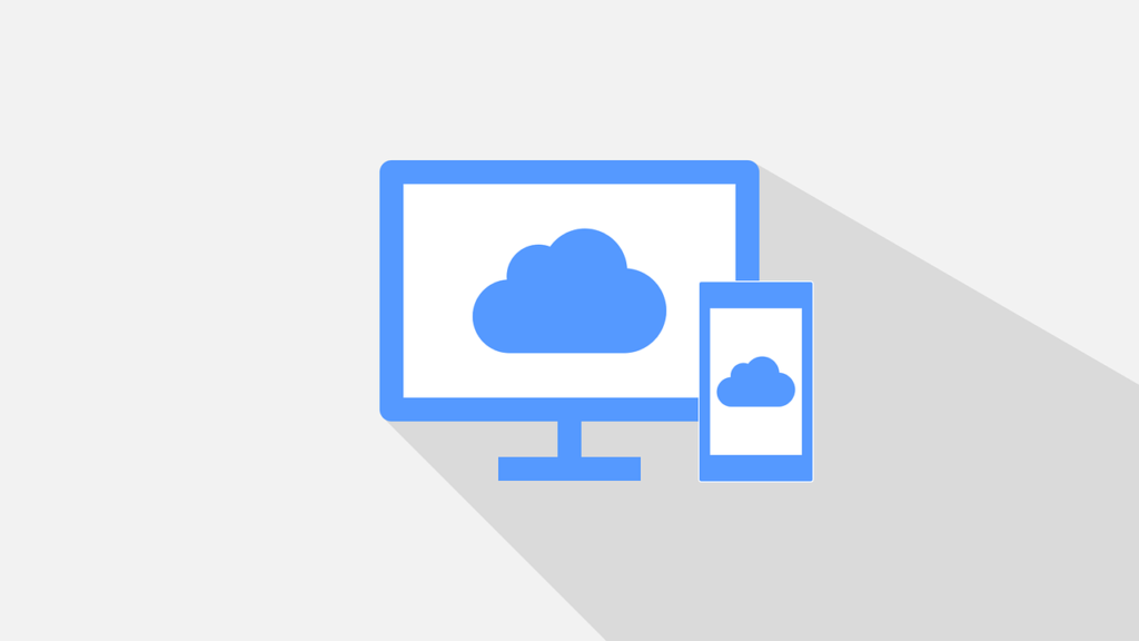 Free cloud computing connection cloud vector